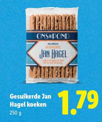 Gesuikerde Jan Hagel koeken