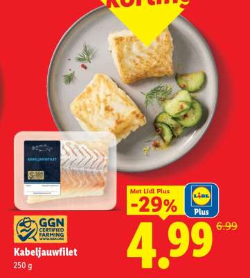 Kabeljauwfilet