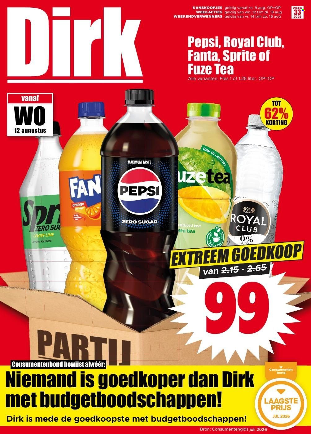 Dirk-aanbieding - 12-8-2026 - 18-8-2026. Pagina 1