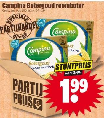 Campina Botergoud roomboter