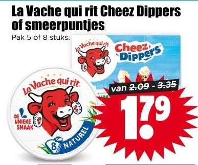 La Vache qui rit Cheez Dippers of smeerpuntjes