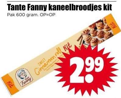 Tante Fanny kaneelbroodjes kit