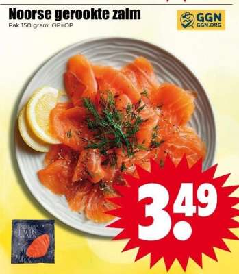 Noorse gerookte zalm
