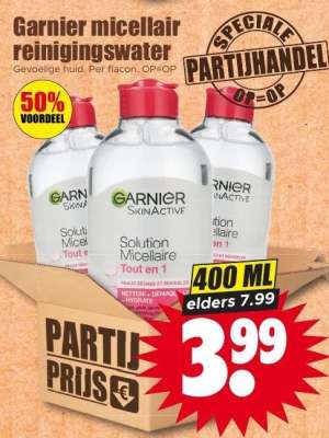 Garnier micellair reinigingswater