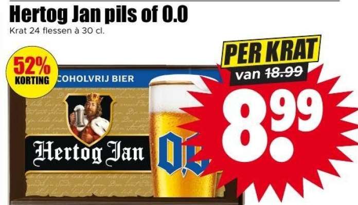 Hertog Jan pils of 0.0