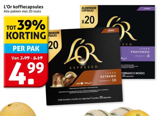 L'Or Koffiecapsules
