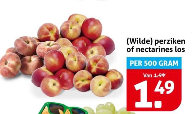 (Wilde) perziken of nectarines los