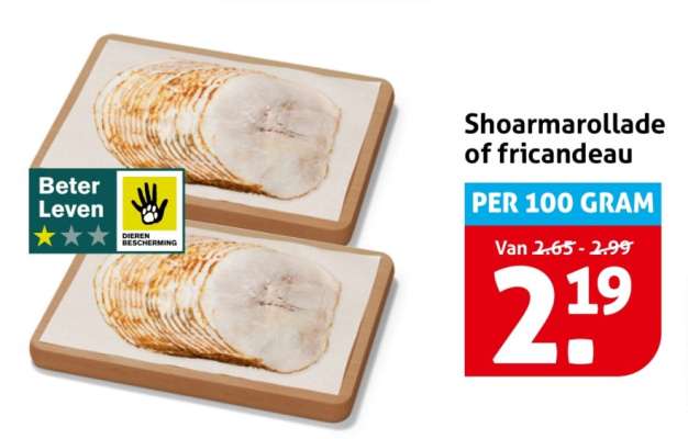 Shoarmarollade of fricandeau
