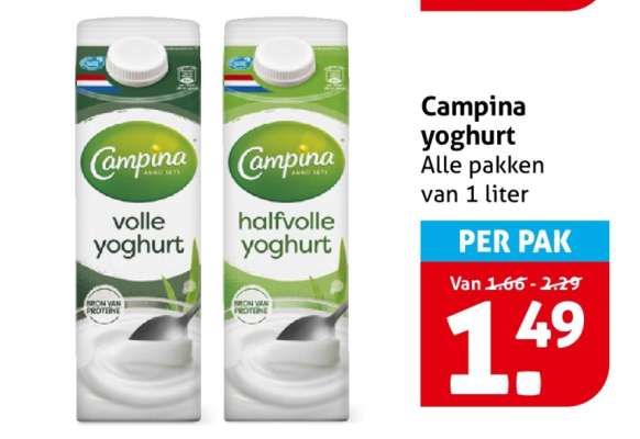 Campina yoghurt
