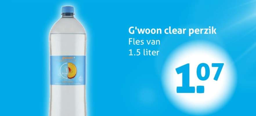 G'woon clear perzik