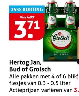 Hertog Jan, Bud of Grolsch