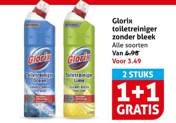 Glorix Toiletreiniger zonder bleek