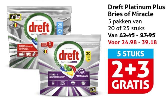 Dreft Platinum Plus Bries of Miracle