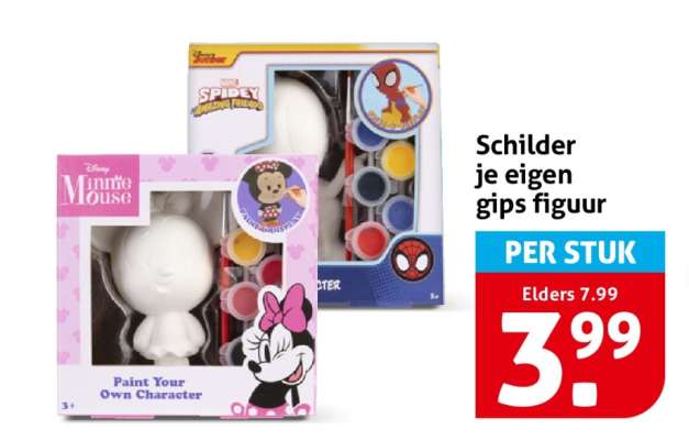 Schilder je eigen gips figuur