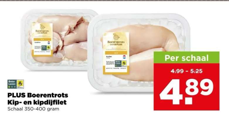 PLUS Boerentrots Kip- en kipdijfilet