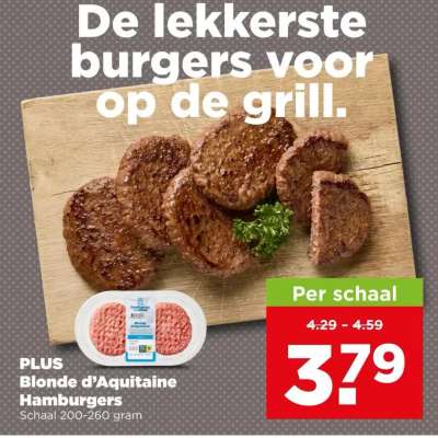 PLUS Blonde d'Aquitaine Hamburgers