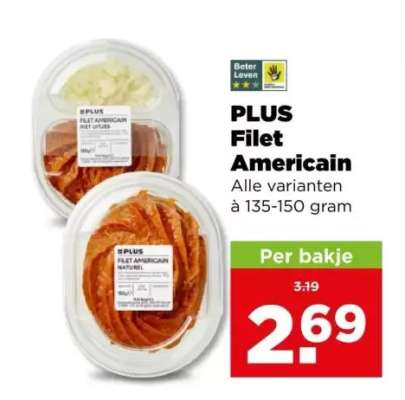 PLUS Filet Americain