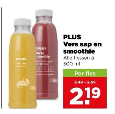 PLUS Vers sap en smoothie