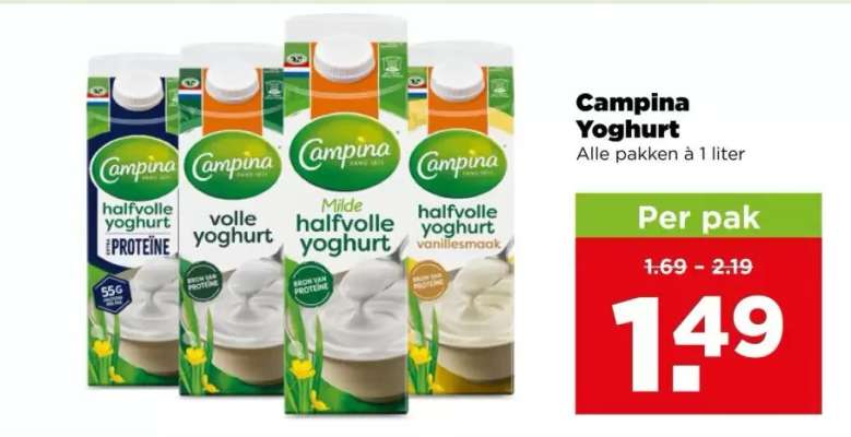 Campina yoghurt