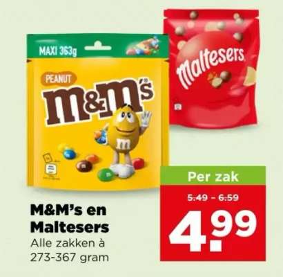 M&M's en Maltesers