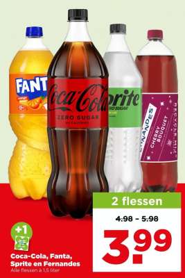 Coca-Cola, Fanta, Sprite en Fernandes