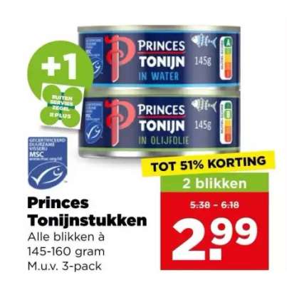 Princes tonijnstukken