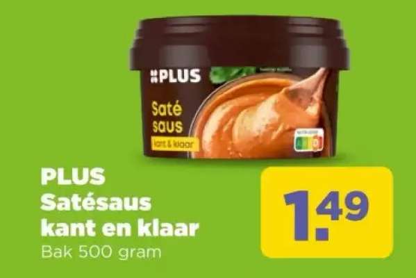 PLUS Satésaus kant en klaar