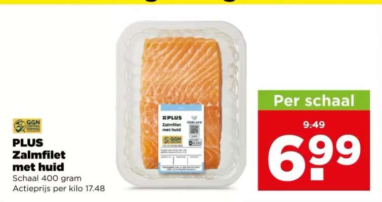 PLUS Zalmfilet met huid
