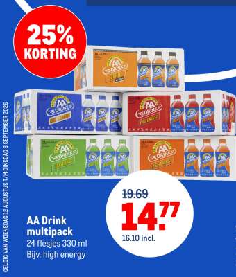 AA drink multipack