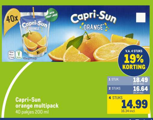 Capri-Sun orange multipack