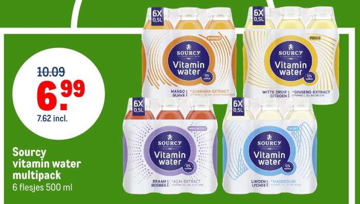 Sourcy vitamin water multipack