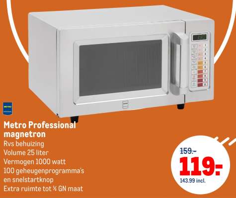 Metro Professional magnetron