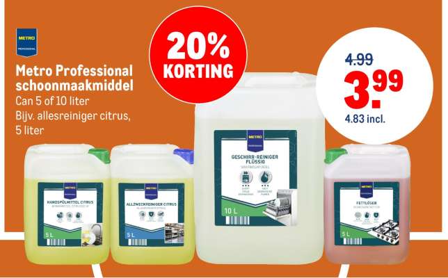 Metro Professional schoonmaakmiddel