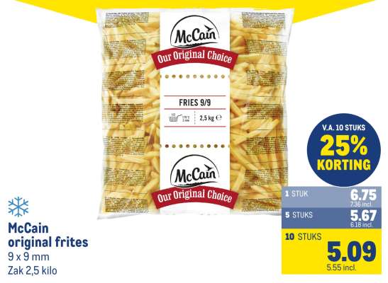 McCain original frites