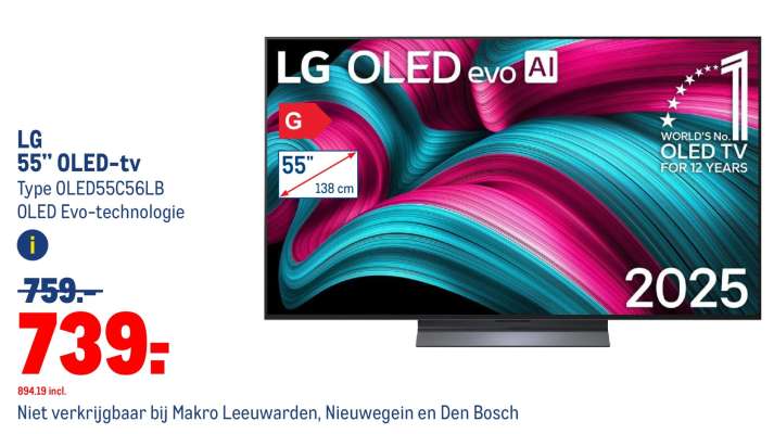 LG 55'' OLED-tv