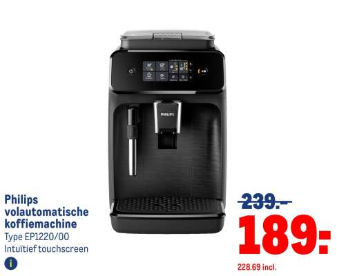 Philips volautomatische koffiemachine