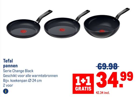 Tefal pannen