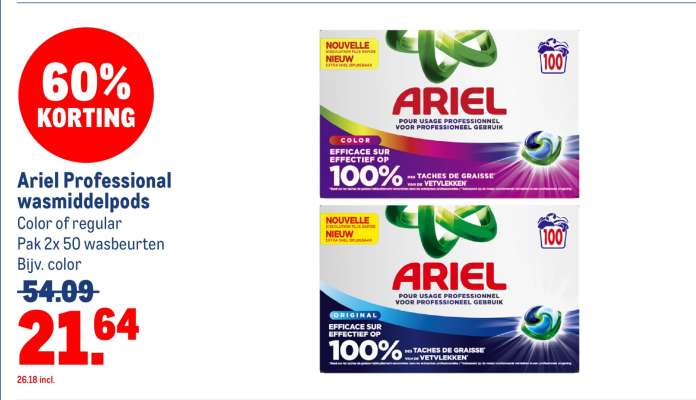 Ariel Professional wasmiddelpods