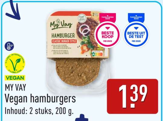 MY VAY Vegan hamburgers