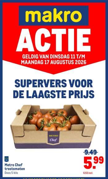 Makro-aanbieding - 11-8-2026 - 17-8-2026.
