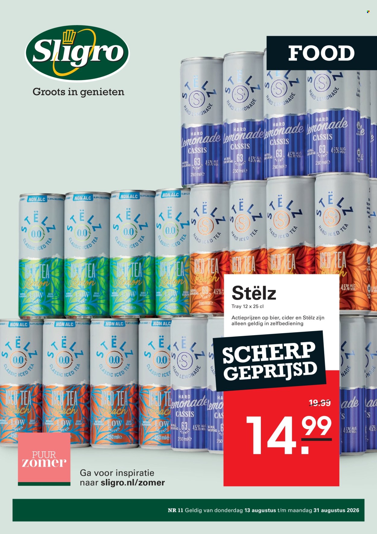 Sligro-aanbieding - 13-8-2026 - 31-8-2026. Pagina 1