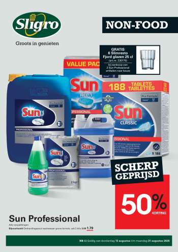 Sligro-aanbieding - 13-8-2026 - 31-8-2026.