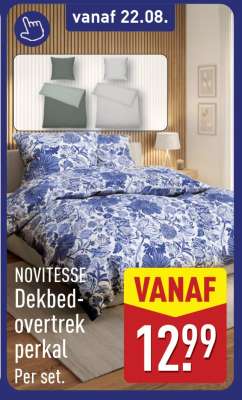 NOVITESSE Dekbedovertrek perkal