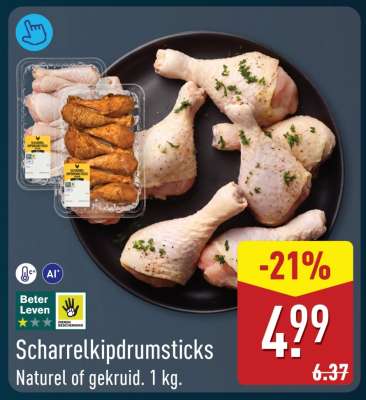 Scharrelkipdrumsticks