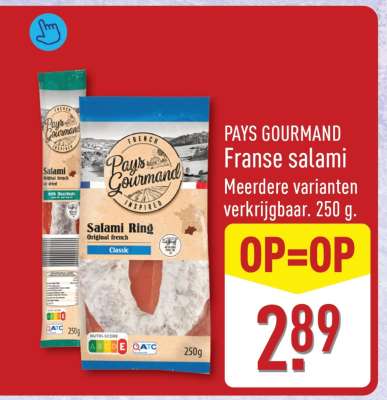 PAYS GOURMAND Franse salami