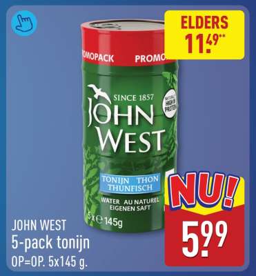 JOHN WEST 5-pack tonijn
