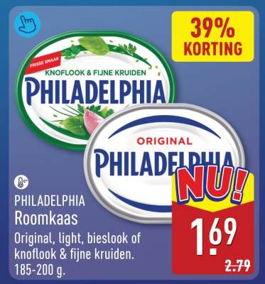 PHILADELPHIA Roomkaas