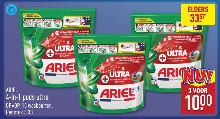 ARIEL 4-in-1 pods ultra
