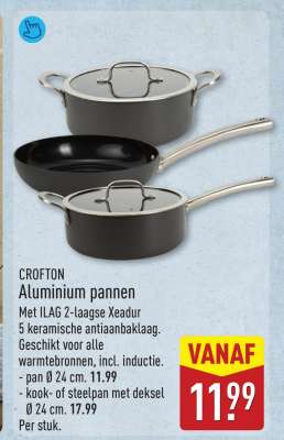 CROFTON Aluminium pannen