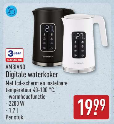 AMBIANO Digitale waterkoker